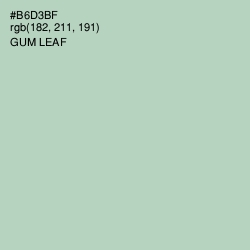 #B6D3BF - Gum Leaf Color Image